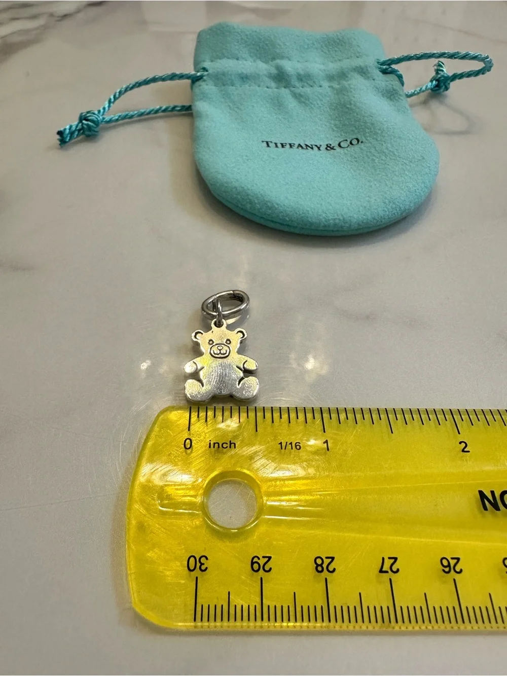 Vintage Tiffany & Co. Sterling Silver Teddy Bear Charm
